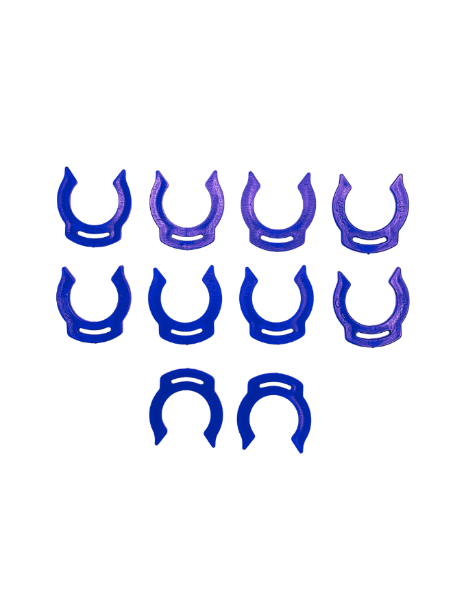 Blue 3/8 fitting clips for cold water (set of 10pcs)