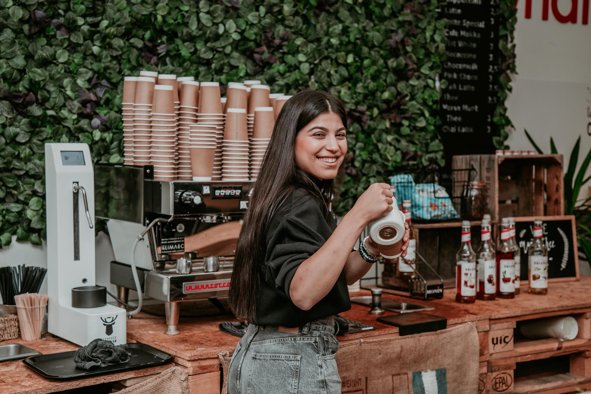 Heartwarming milk coffees at the Big C Coffee